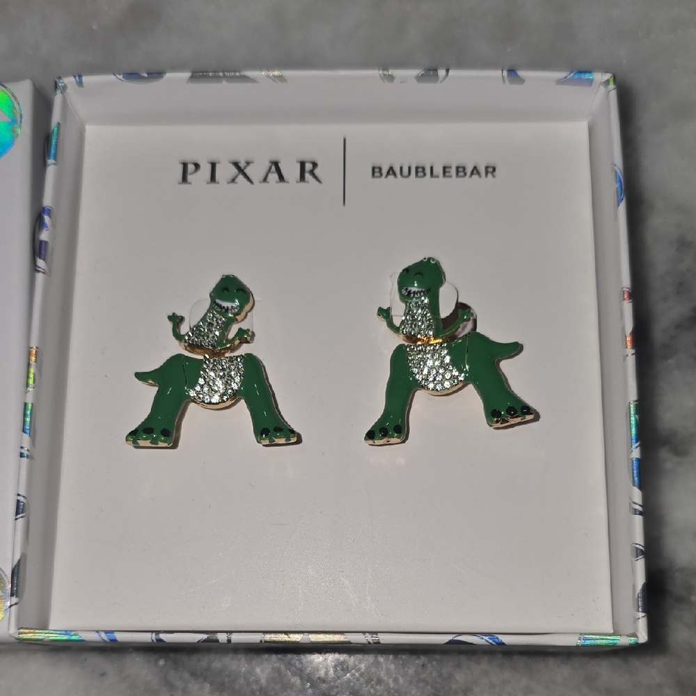Toy Story BaubleBar Rex Dinosaur Earrings